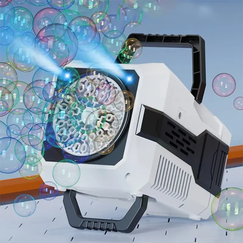 Large Portable Automatic Bubbles Machine, Handheld Kids Outdoor Toy, Gifts for Kids, Automatic Bubble Blower, Handheld Bubble Maker, Bubble Machines
