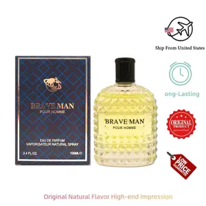 BRAVE Pineapple Woody fragrance For Men Perfume 3.4oz  spray Long-lasting DAWNAURA 100ml Daily Clothing Decor campus/dating/party/work EDP Hot selling Unisex