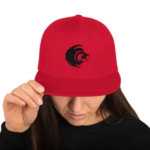 How to Train Your Dragon Snapback Hat - Red Classic Fit Adjustable Closure 6-Panel High-Profile Structured Cap with Embroidered Eyelets