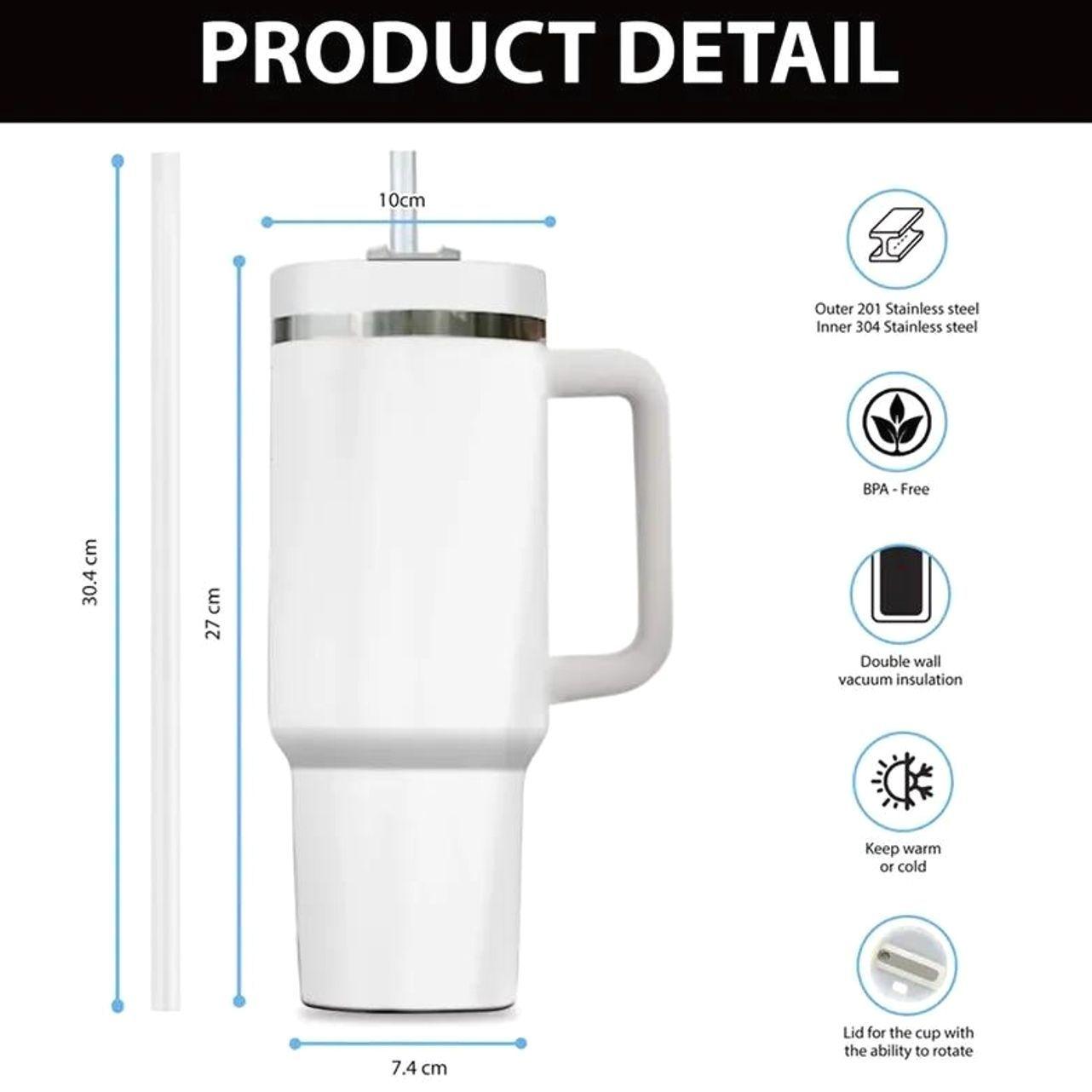 Winchester Tumbler - Super natural Inspired - 40oz Black/White Tumbler, Movie Fan Gift Cup