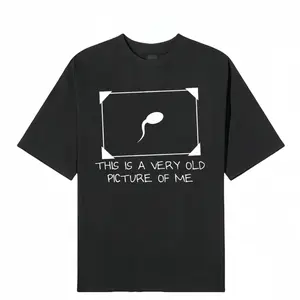 Funny Sperm Graphic Tee |   'Very Old Picture of Me’ Casual T-Shirt |   Trendy Unisex Streetwear