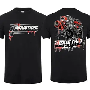 Industrial Injection Cummins Engine Drip T-shirt 2 Sided, Diesel Lover Shirt Top Menswear, Gift For Dad, Made in USA, Graphic Design