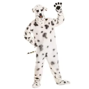 Adult Dalmatian Suit With Mouth Mover Mask