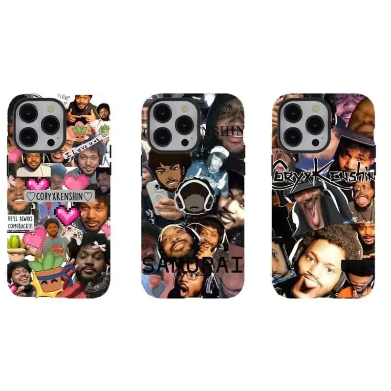 Co.ryx.Ke.ns.hin Meme Compilation Phone Case,For iPhone 17 Pro Max 16 15 14 13 12 11 for Samsung S21 S22 S23 S24 S25 Phone Case,Gifts for girlfriend and fans,Phone Accessories.lightweight, new fashion trend design