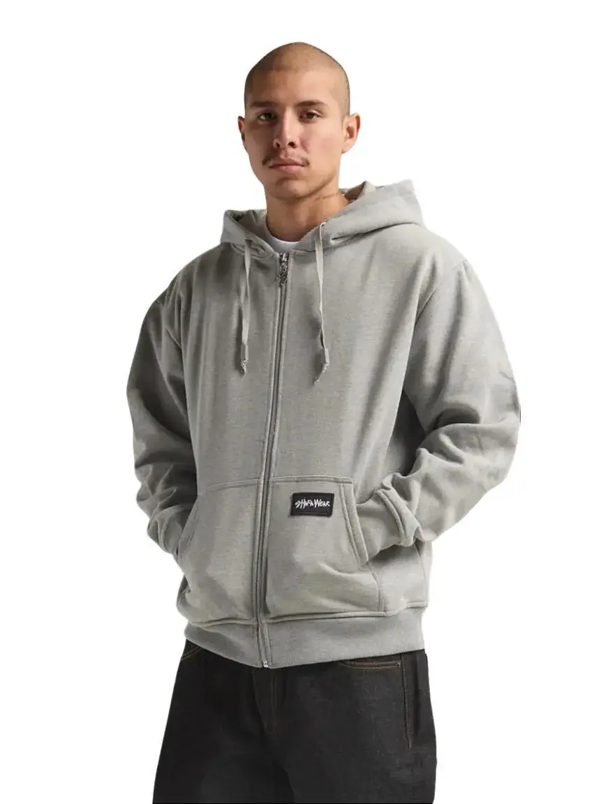 Shakawear Men's Essential Super Heavyweight Zipper Hoodie - Cotton, Casual, Long Sleeve Sweatshirt with Pocket, Sweatshirts, Streetwear, Uniform, Day, Plain, Cute, Zip Up Hoodie, Long Sleeves
