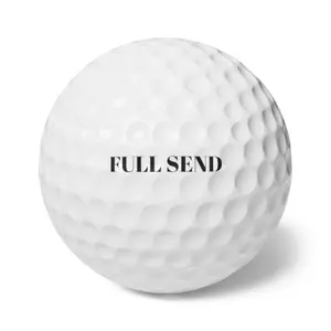 Personalized Golf Balls with 'FULL SEND' - Perfect Gift for Golf Lovers, Custom Golf Accessories, Sports Enthusiast, Birthday Present,