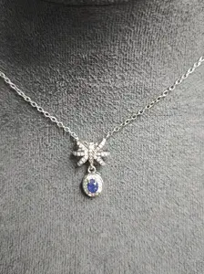 Yvon(11442)gc.Aquamarine necklace