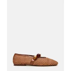 Steve Madden POPPIN BROWN RAFFIA