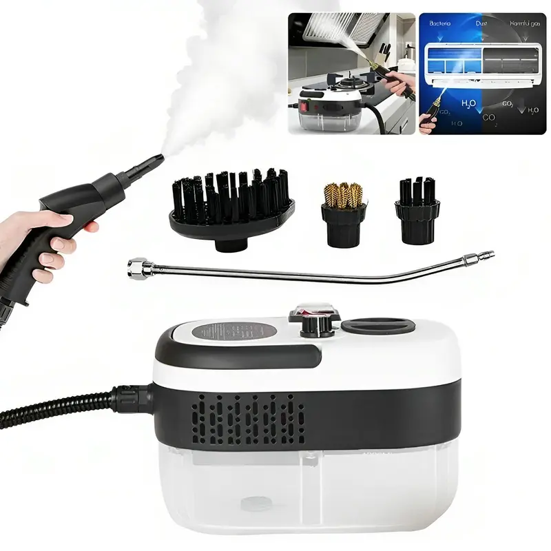 2026 2500W Steam Cleaner,Portable Steam Cleaner for Cars， Handheld High-Temperature Pressurized Steam Cleaner, Steam Cleaner for Car Detailing，Pressurized Handheld Multi-Surface Natural Steam Cleaner, Steamer For Car, Kitchen, Bathroom portable handheld