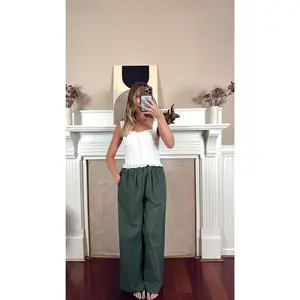 Lenora Linen Striped Pants