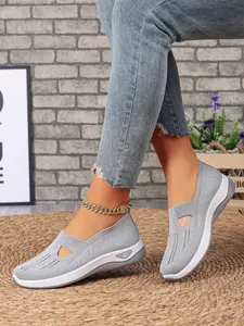 New Women's Casual Sports Shoes, Comfortable Fashion Versatile, Mesh Lightweight, Outdoor Walking Shoes, All Seasons