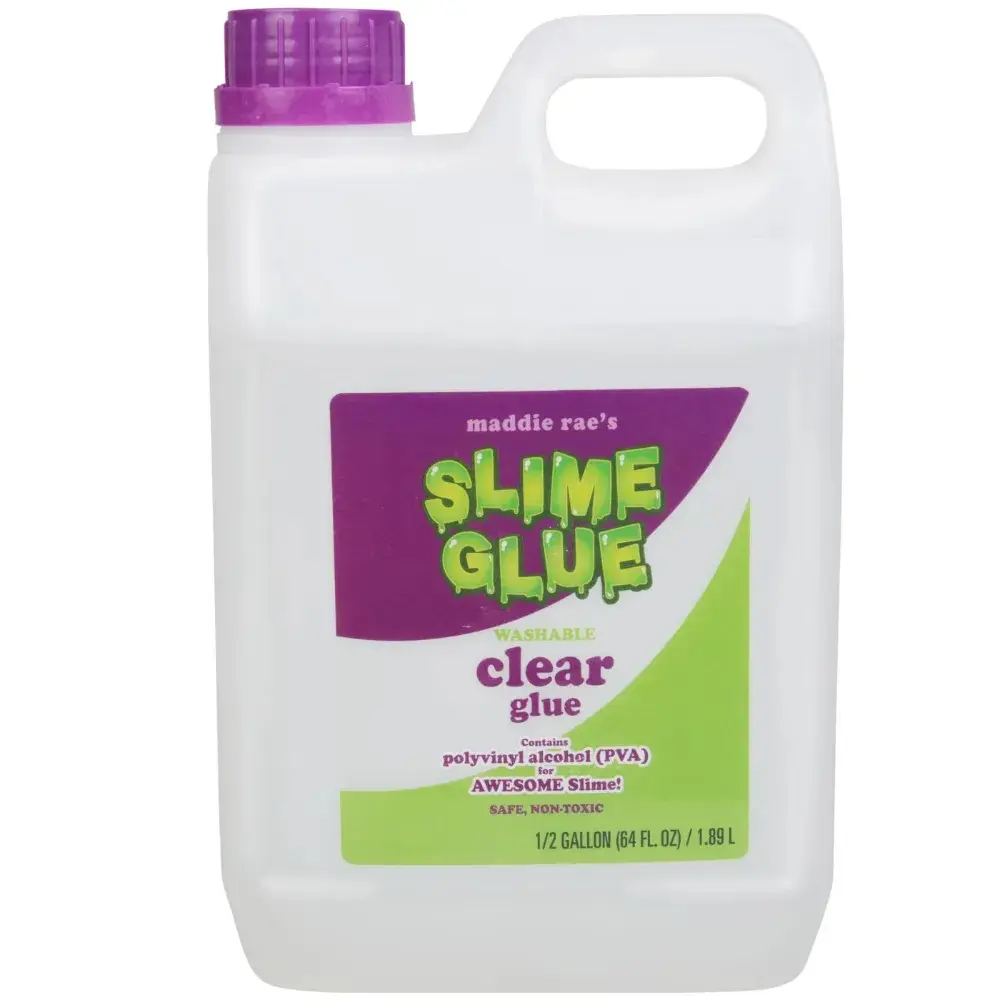 Maddie Rae's 1/2 Gallon Clear Slime Glue – Value Size, Non-Toxic Craft Adhesive for Slime Making, DIY Projects, and Kids’ Creative Activities