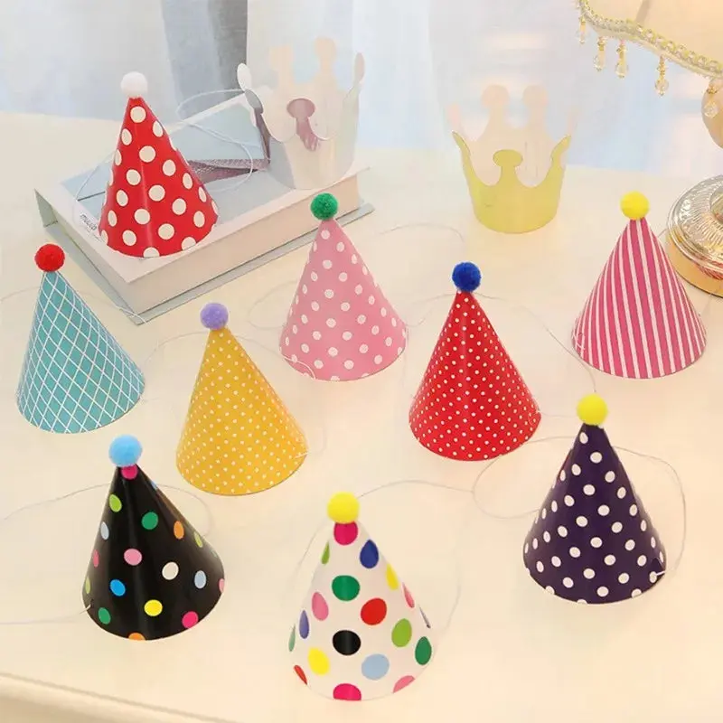 11PCS Birthday Party Hat Set with Trumpets for Kids