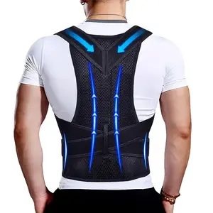 OLLAS Adjustable Back Support for Men & Women |   Upper and Lower Back Stabilization with Waist Stability, Breathable Mesh Design |   Casual Posture Corrector