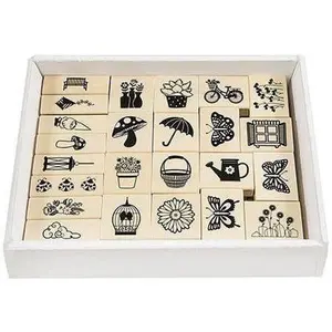 Wood Block - Spring Stamps