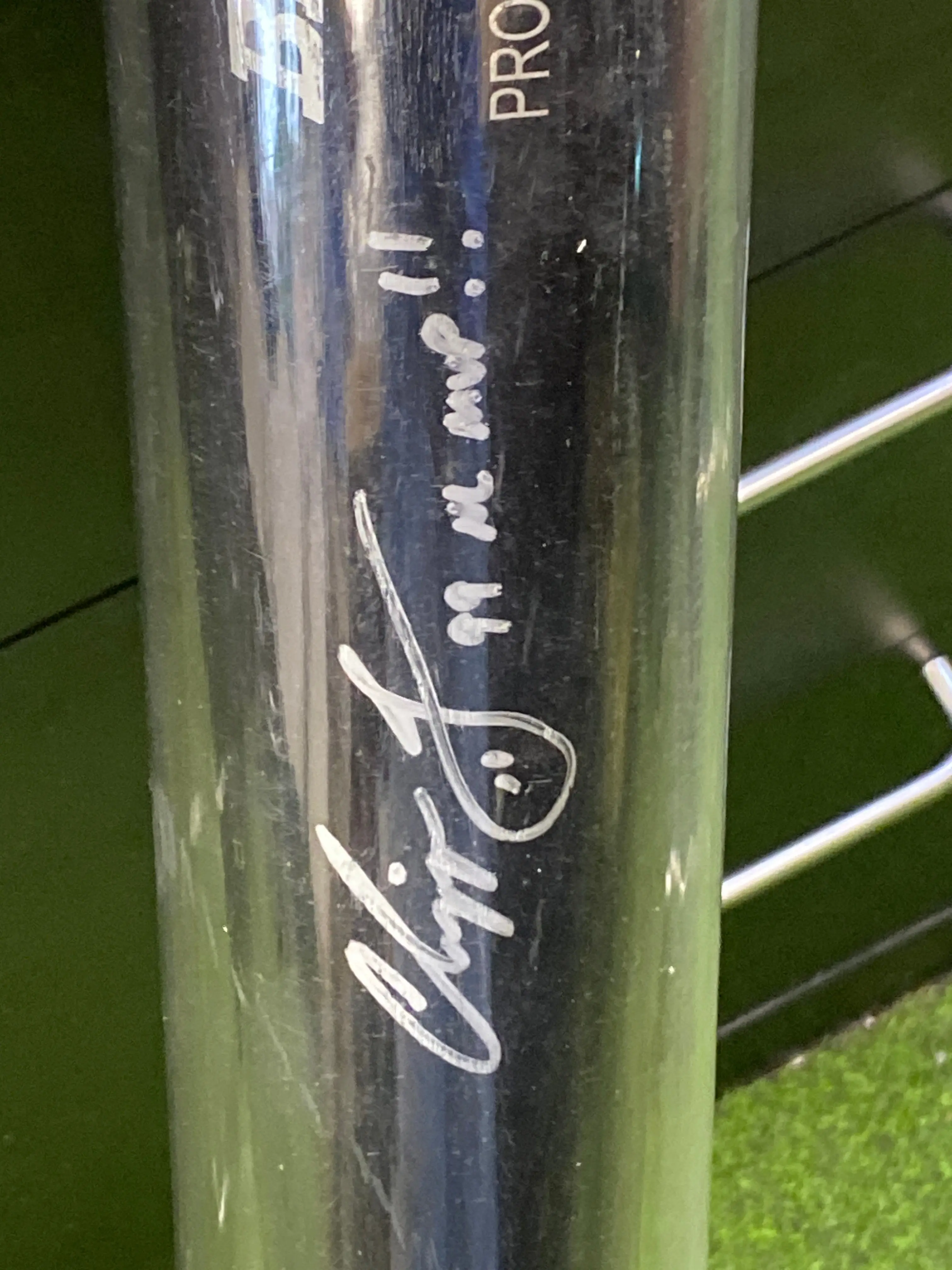 Chipper Jones Autographed Baseball Bat W/COA