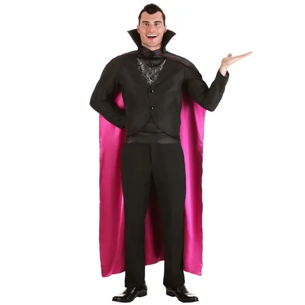 HalloweenCostumes Men's Hotel Transylvania Vampire Costume - Includes Vampire Clothes: Jacket, Shirt, Ideal for Birthday Occasions