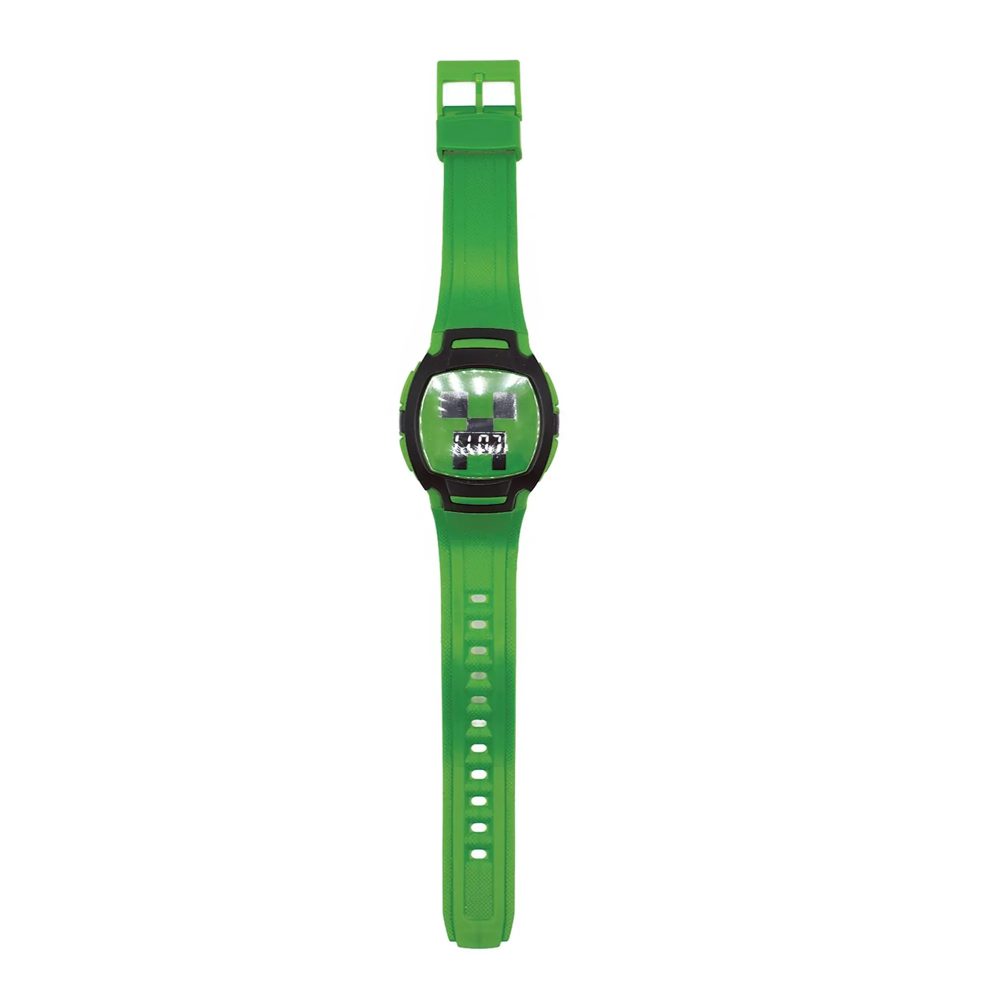 Creeper Graphic Kids' Digital Watch, Officially Licensed Child Wristwatch with Flashing LED Lights and Adjustable Strap