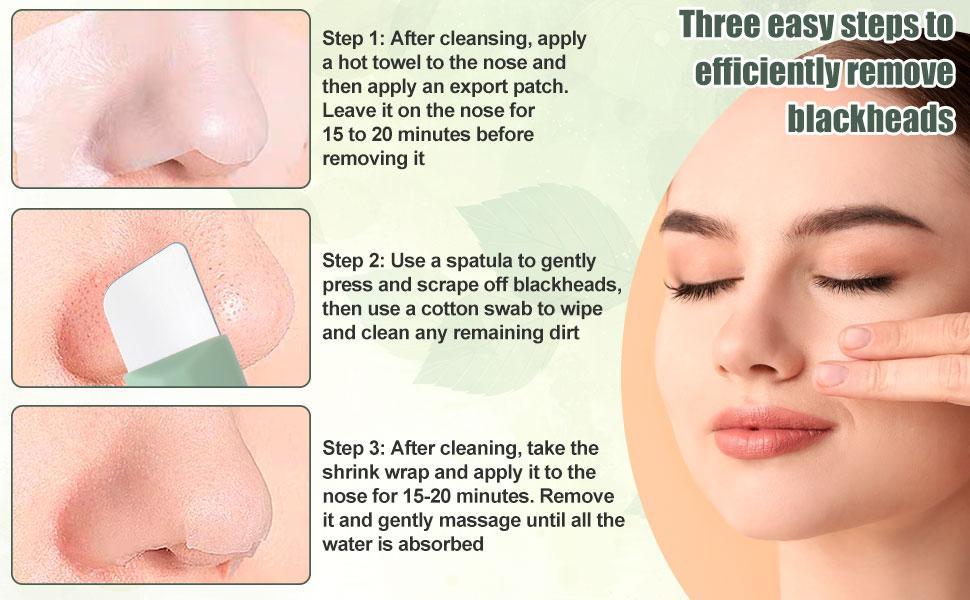 Stainless Steel Blackhead Remover Tool – Deep Cleansing Face Scraper with Silicone Cover