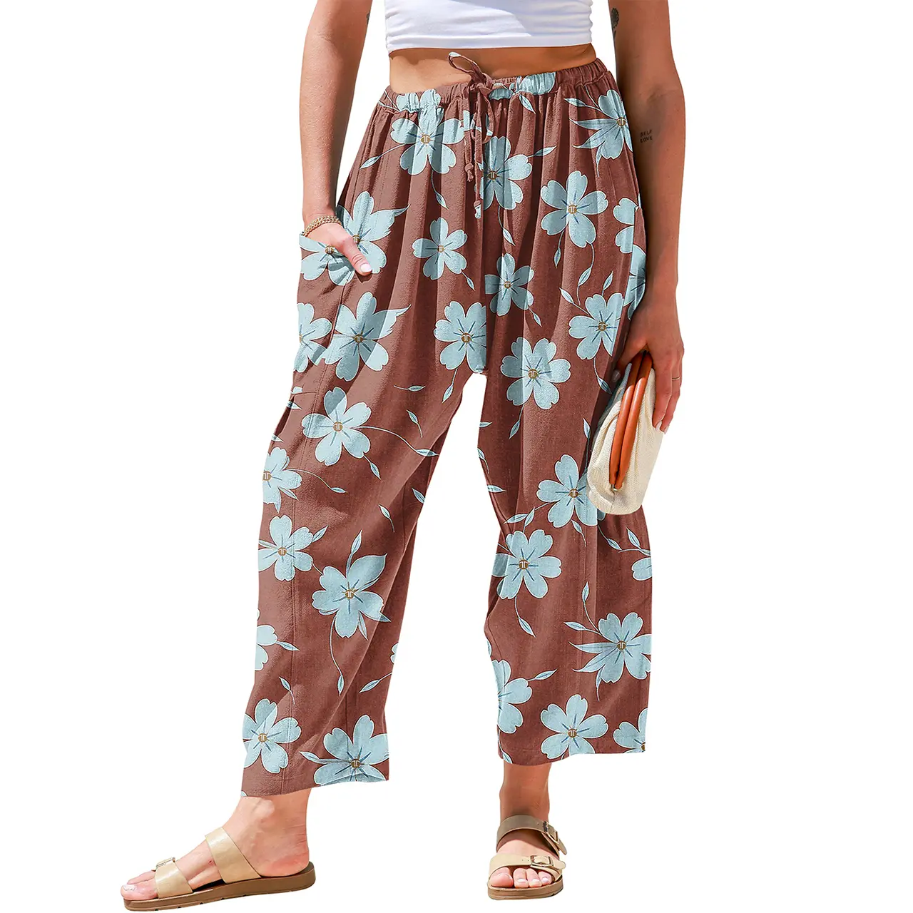 Wine Blue Floral