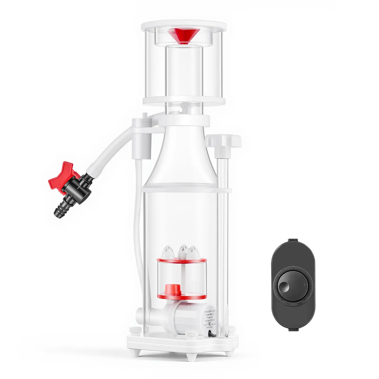 【summerfinds】VEVOR Protein Skimmer for 53-106 Gal Saltwater Aquariums Internal with Pump, Protein Skimmer with DC Pinwheel Pump, Adjustable Control, Air Silencer, for 53-106 Gallon Saltwater Aquariums & Reef Tank