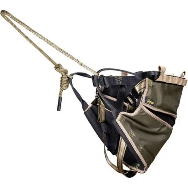 Hunter Safety System Defender Hunting Saddle for Adults, Functional Padded Pleated Seat Reduces Fatigue, MOLLE Straps & Lineman's Loops for Tree Stands, OSFM, Hunters, Unisex, Osfm Fit, Enhanced Support, Expandable Pleat, Tailored Fit, Fatigue Reduction,,