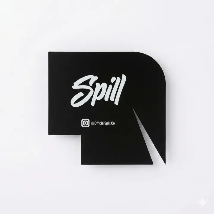SPILL LLC Barber Spill Enhancement Card - Durable Dye Card for Hairline Lineup, Airbrush Stencil Design