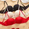 Women's Striped Underwire Everyday Bra Set, Lingerie, Underwear, Breathable Lined Bra, Breathable Fitted Chic Elegant Design, Max Support, Bra Cup Supports, Perfect for Summer Wear, Three-Piece Pack