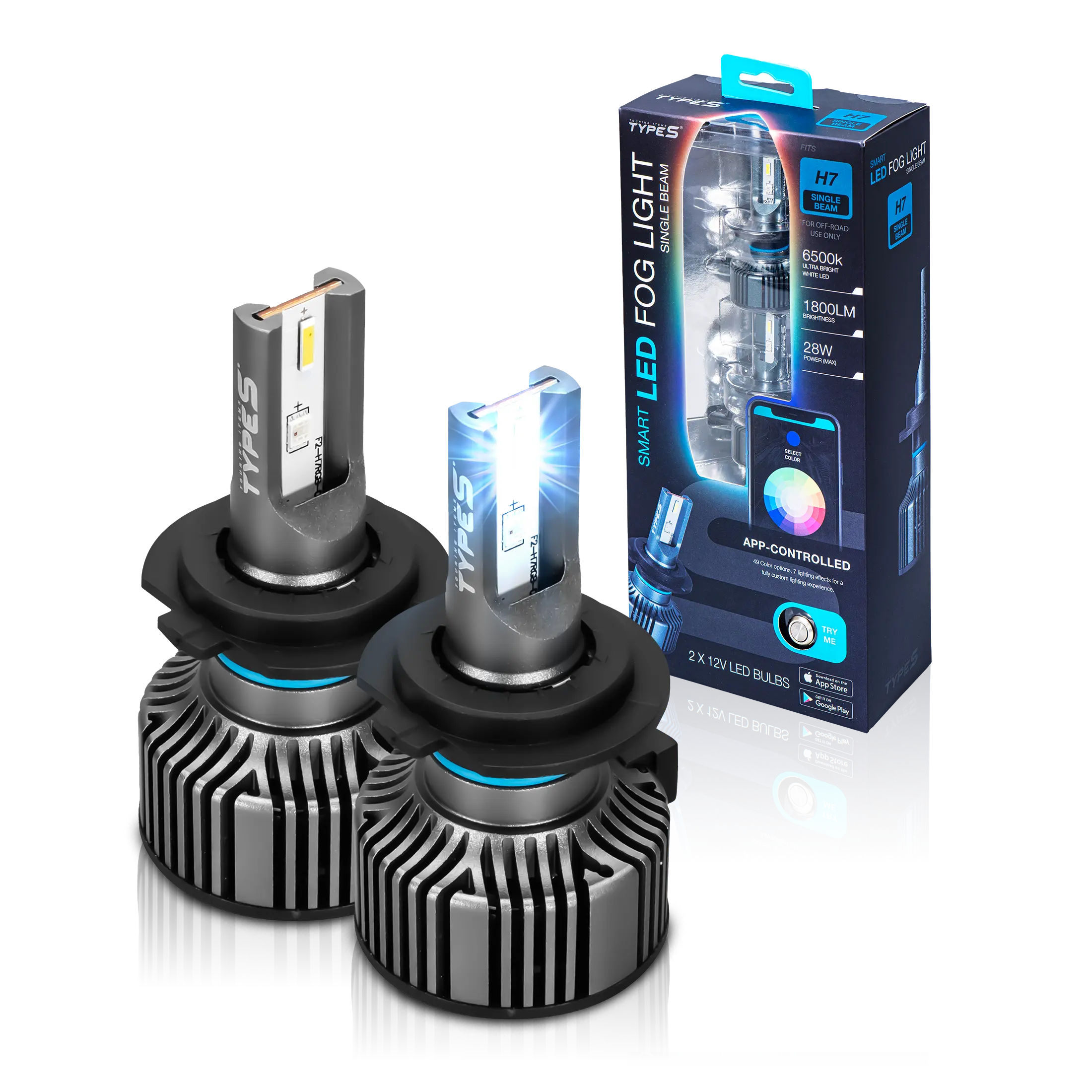SMART ULTRABRIGHT LED FOG LIGHTS - H7