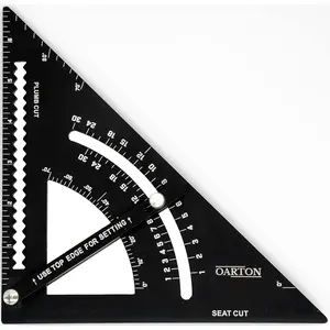 Oarton Carpenters Adjustable Aluminium Roofing Quick Square
