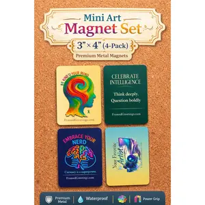 Mini Art Magnet Set (4-Pack)