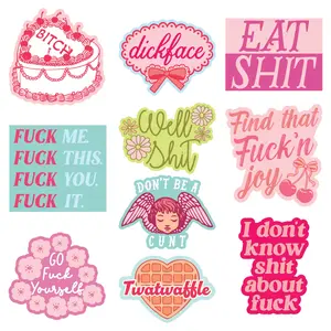Swears Sticker Extra Large Stickers for Adults Funny Adhesives with Memes Funny Stickers with Colorful Graphic Decals Funny offensive  Multi