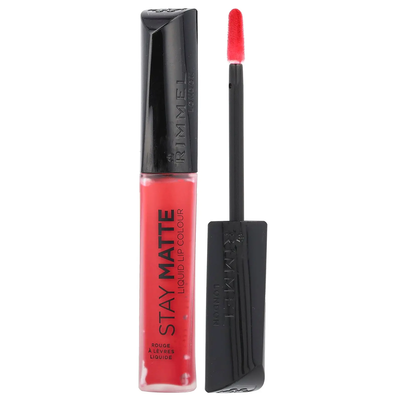 Rimmel London Stay Matte, Liquid Lip Colour, 500 Fire Starter, 0.21 fl oz (6.5 ml)