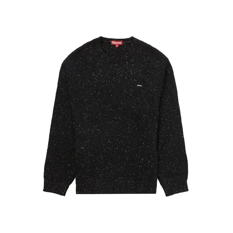 Supreme Small Box Speckle Sweater Black (men) by StockX