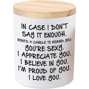 Candles Gifts for Girlfriend Wife Her Funny Novelty Unique Valentines Mothers Day Anniversary Christmas Birthday Gifts for Girlfriend Wife Women Stocking Stuffers Lavender Scented Soy Candle