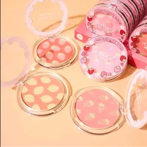 Strawberry-themed Blusher. Makeup Cosmetic
