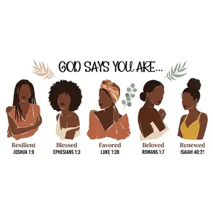 Affirmation Tumbler Wrap 9.25' x 4'