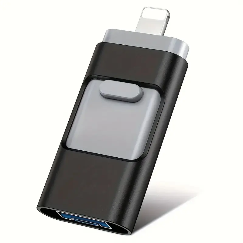 4in1 USB 3.0 Flash Drive for iPhone Type-C, 128GB/256GB/512gb/1tb, OTG Pen Drive, Thumb Drive, Micro USB Stick for iOS Android, Portable Flash Drive