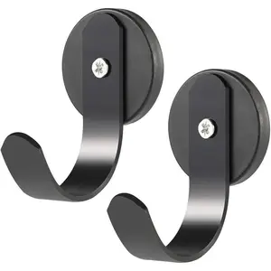 2 Pack Magnetic Wreath Hanger Wreath Holder Wreath Hanger Hook for Metal Front Door for Christmas Decorations