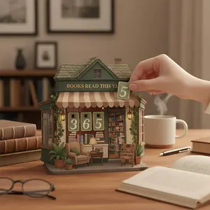 Custom Rose Books Read This Year Counter, Vintage Book Read Tracker, Floral Book Lover Gift, Library Decor