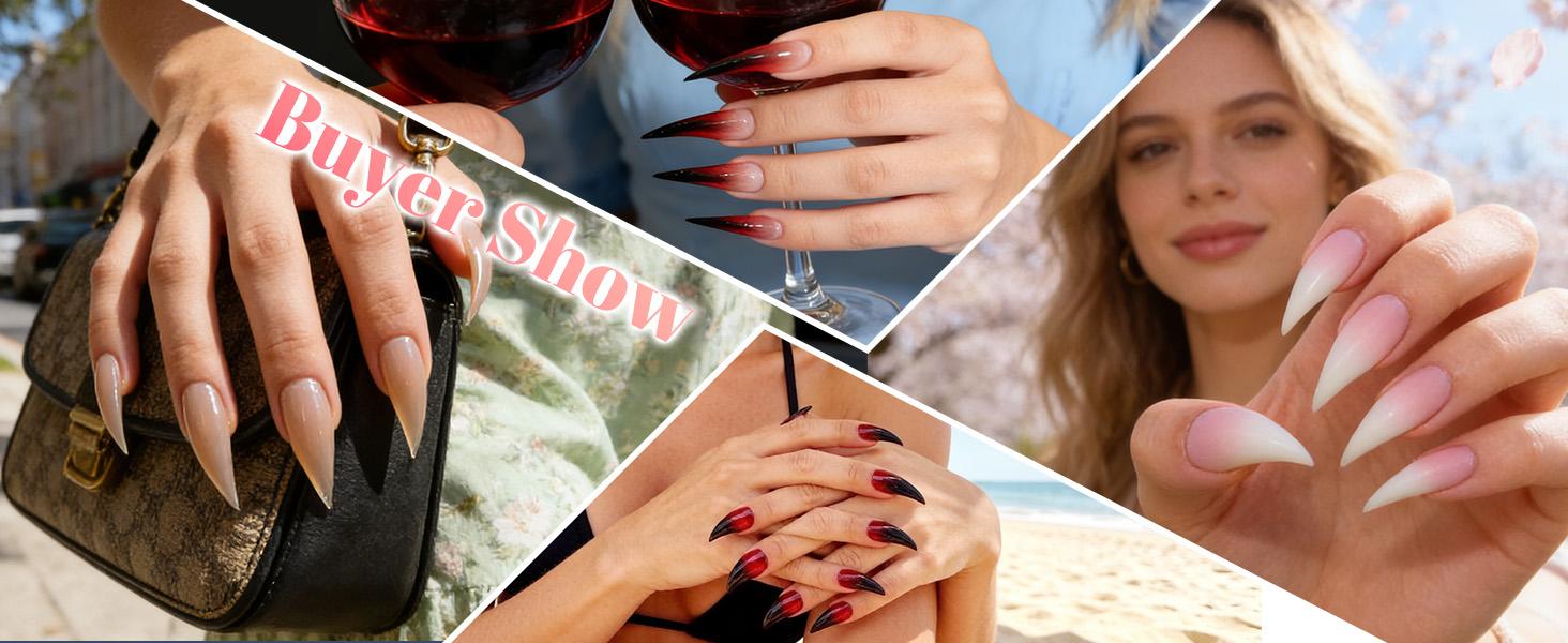 Handmade Short Claw Press-On Nails | Cute Cosplay Cat Nails | Multiple Colors Available | Alt Style for Women 10Pcs