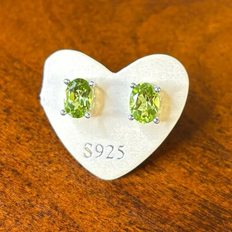 Peridot earrings