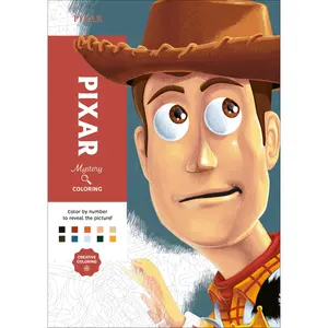 Disney Mystery Coloring: Pixar: A Color by Number Book -- Disney - Paperback