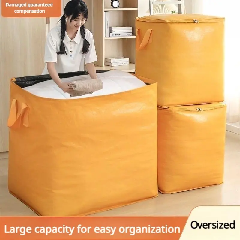 400L (105.67 gal) Extra Large Durable Home Organiser, Heavy Duty Pouches & Clothing Storage Bags with Tear-Resistant Dustproof Design, Sturdy Handles for Protection During Transit, College Dorm Moves