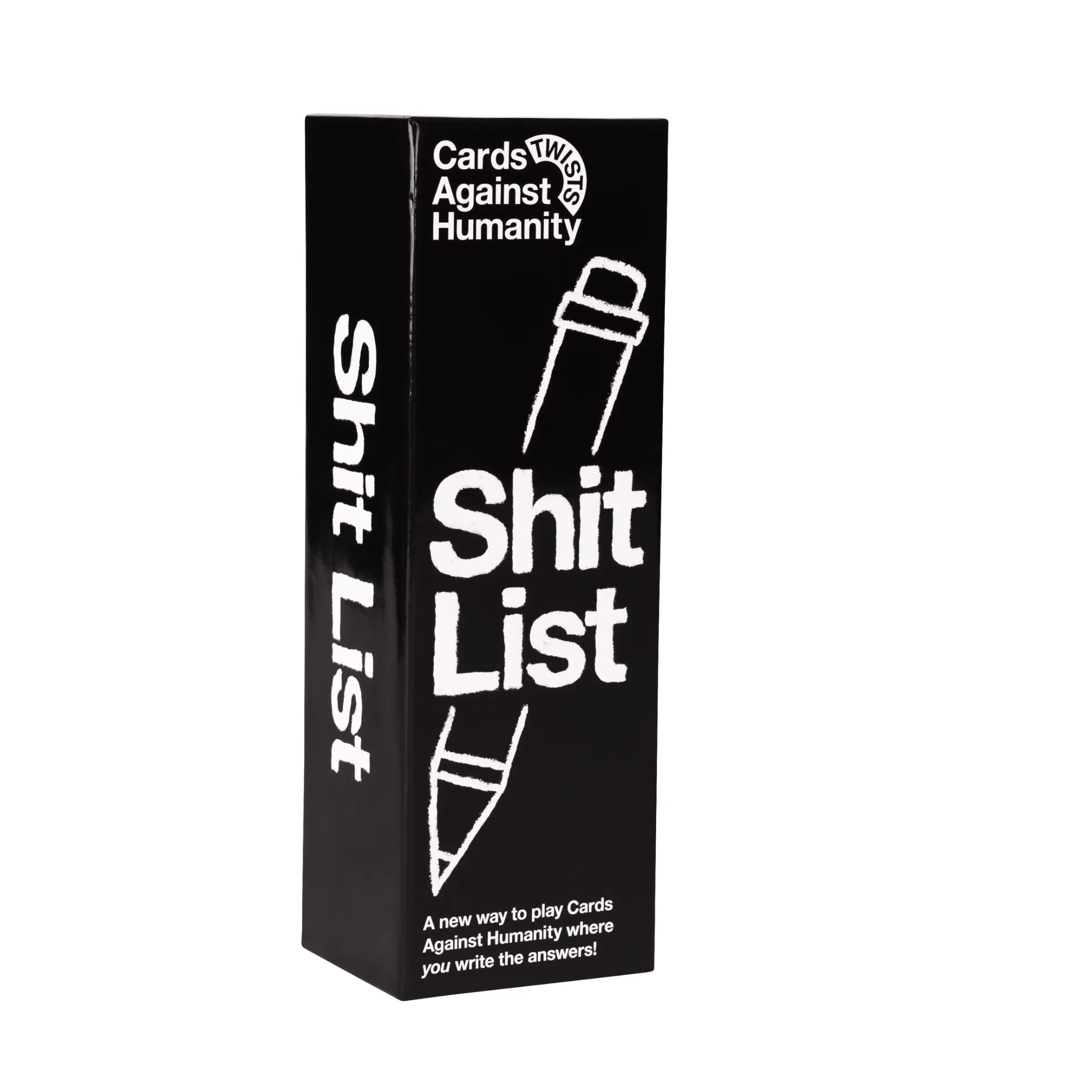Cards Against Humanity S-List Adult Card Game, 17+, New Twist on Original Party Game, Write Your Own Answers