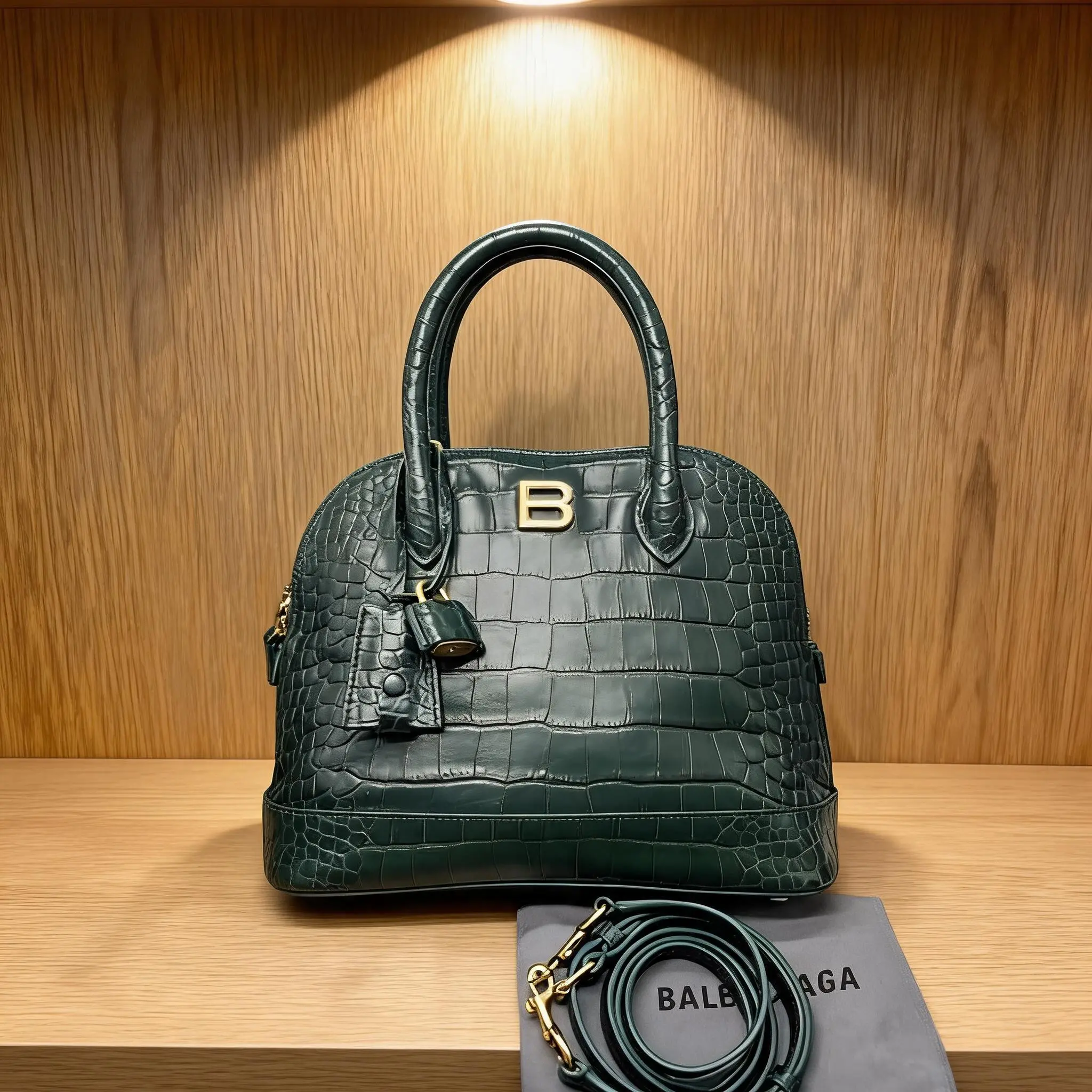 Pre-owned Balenciaga Leather Shoulder Bag C0708068421