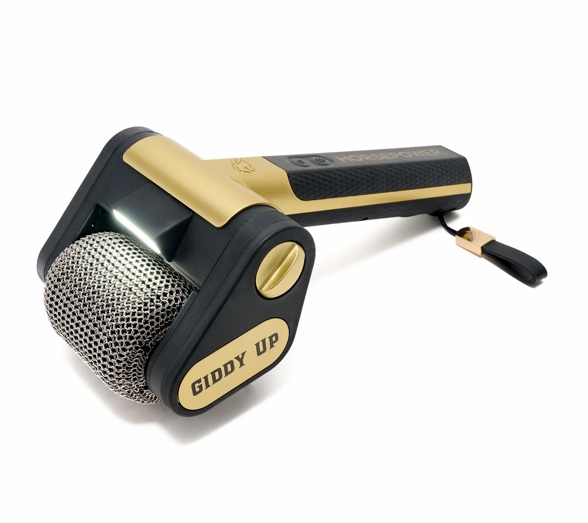Horsepower Giddy Up Gold Rechargeable Bristleless Grill Brush
