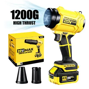 Turbo Jet Blower, Cordless Leaf Blower For Dewalt 20V MAX Battery，High-speed brushless motor, Cordless Turbo Power Air Duswer, Car Drying After Wash,  Home Improve, Outdoor Barbecue, Handheld Snow Blower,Garden Mainte Holiday Gifts.【SummerVibes 】