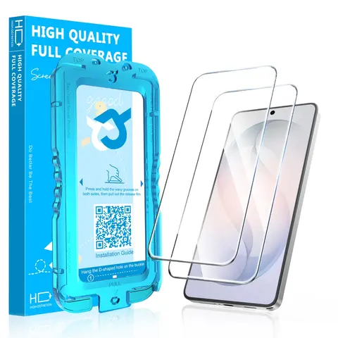 JavoYion 2-Pack for Samsung Galaxy S26 Ultra Screen Protector - Dust-Free Chamber, 9H Tempered Glass, Easy Install, Fingerprint Compatible, HD Clarity, Anti-Scratch, Smooth Touch, Case-Friendly, Protector samsung s26 ultra, Protector de pantalla s26 ultra