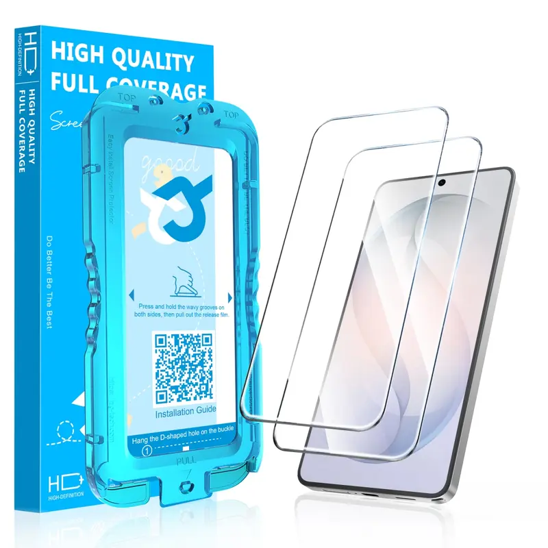 JavoYion 2-Pack for Samsung Galaxy S26 Ultra Screen Protector - Dust-Free Chamber, 9H Tempered Glass, Easy Install, Fingerprint Compatible, HD Clarity, Anti-Scratch, Smooth Touch, Case-Friendly, Protector samsung s26 ultra, Protector de pantalla s26 ultra